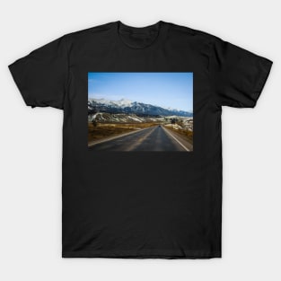 Colorado Mountains Road V2 Landscape Photography V1 T-Shirt